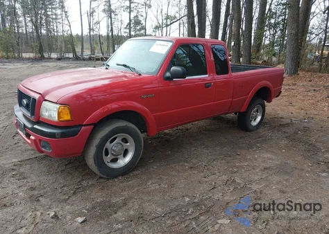 2004 Ford Ranger Edge/Tremor/Xlt из США, поврежденный, VIN 1FTYR44U64PB20427
